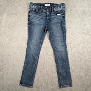 BKE Payton Denim Jeans Women's 28x30 Universal Fit Mid Rise Skinny Blue Wash